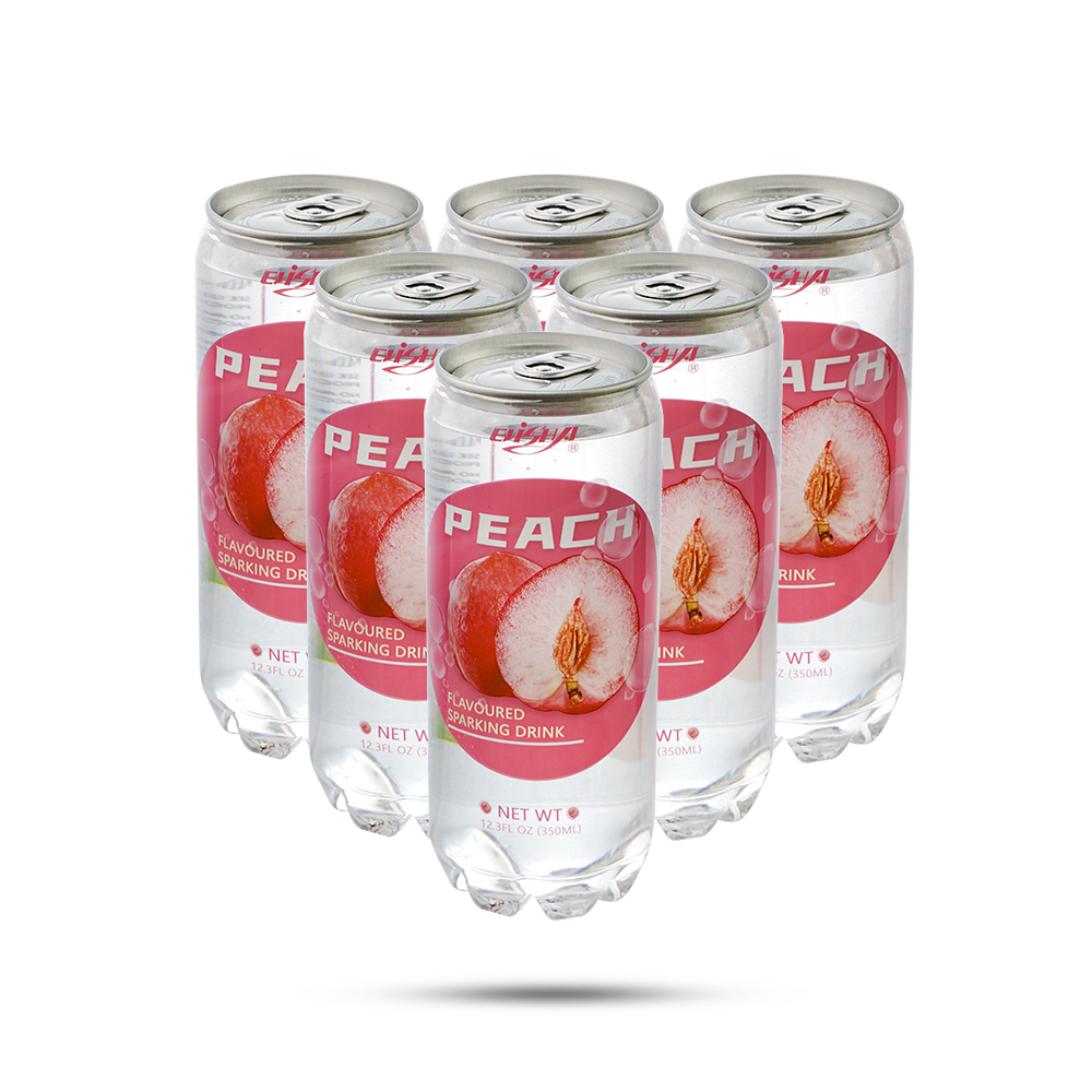 Peach Flavored Sparkling Drink
